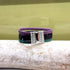 Purple, Black, and Teal, 3 Strand Cork Bracelet